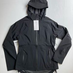 Athleta $230 yosemite 100% waterproof jacket womens s nwt black